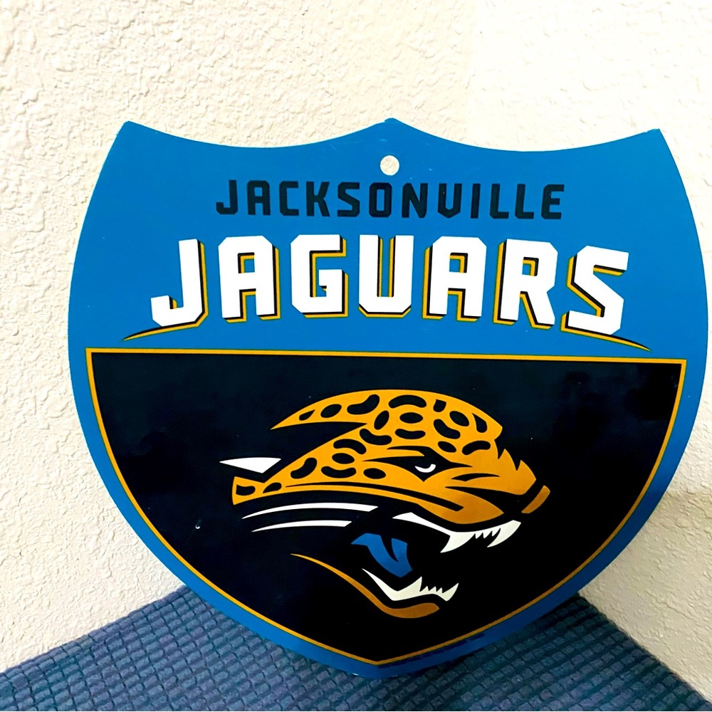 NEW NFL Jacksonville Jaguars Blue Wall Decor